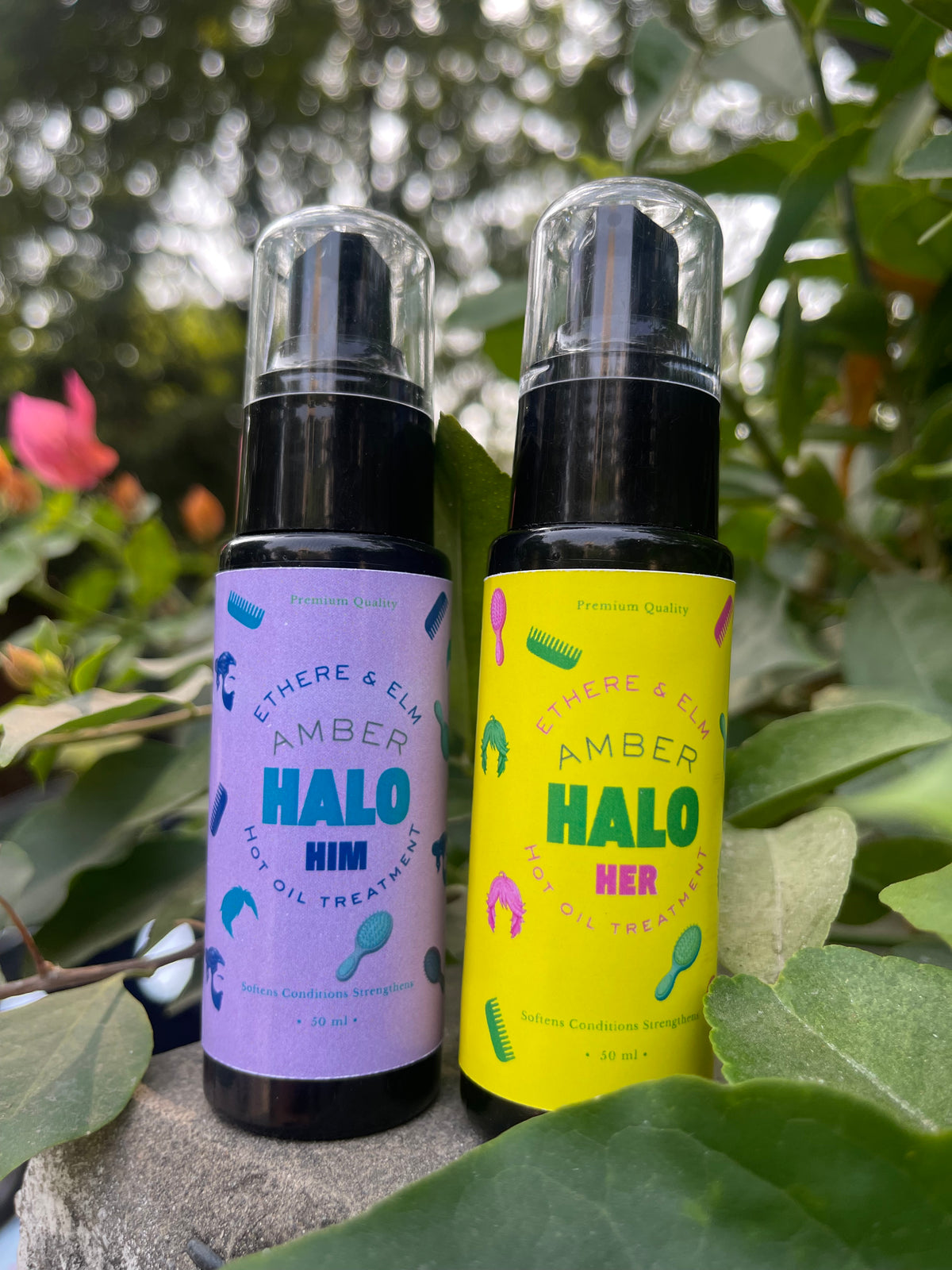 Amber Halo — HIM & HER Hot Oil Treatment Pair
